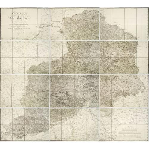 Old map image download for Carte von West=Gallizien welche auf allerhöchsten Befehl Seiner Kaiserlich oesterreichischen und Königlich apostolischen Majestät in den Jahren 1801 bis 1804. . .