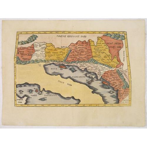 Old map image download for .[Balkan region with Austria, Croatia, Slovenia, Switzerland, etc]