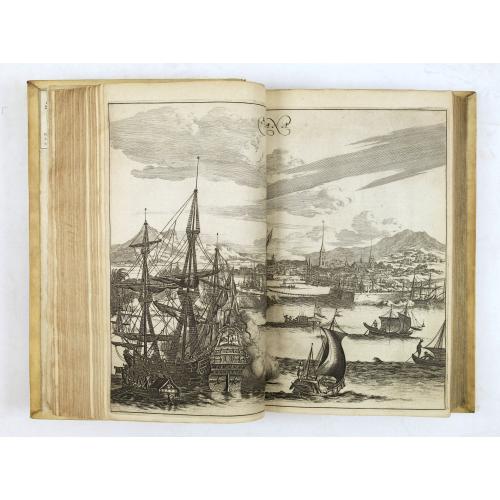 Rare, antique map of  De Nieuwe en Onbekende Weereld: of Beschryving van America en 't Zuid-Land.