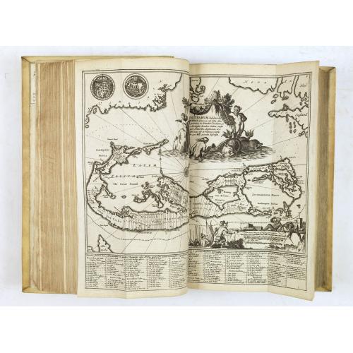 Rare, antique map of  De Nieuwe en Onbekende Weereld: of Beschryving van America en 't Zuid-Land.