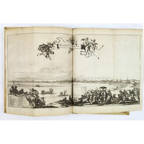 Rare, antique map of  De Nieuwe en Onbekende Weereld: of Beschryving van America en 't Zuid-Land.