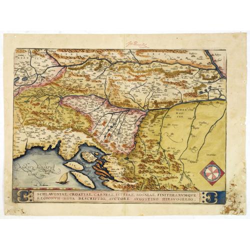 Old map image download for Schlavoniae, Croatiae, Carniale.. Bosniae. . .