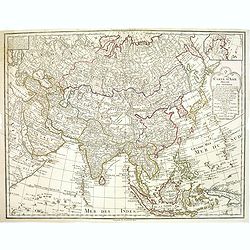 Carte de Asie dresse´e pour l'instruction . . . par Guil. Delisle et Phil. Buache ... nouvellement revue et augmentee´ par Dezauche.
