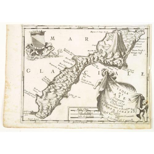 Old map image download for Isola Di Mayen Scoperta l'Anno 1614 . . .