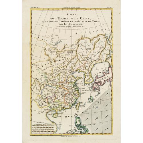 Old map image download for Carte L'Empire de la Chine, de la Tartarie Chinoise..