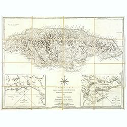 Jamaica from the latest surveys, improved and engraved by Thomas Jefferys. . .