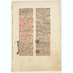 Leaf from a Gospelbook.