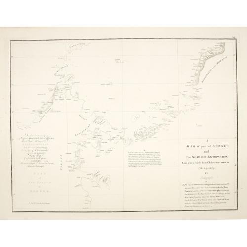 Old map image download for A Mar of part of Borneo and the Sooloo Archipelago: Laid down chiefly from observations made in 1761, 2,3, and 4.