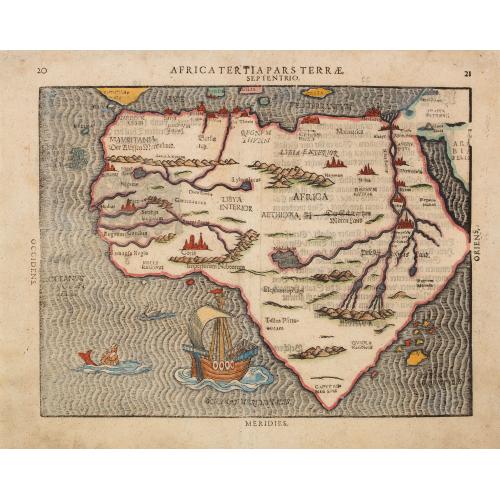 Old map image download for Africa Tertia pars Terrae.