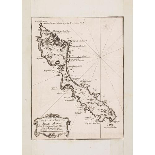 Old map image download for Carte de L'Isle de Jean Mayen. . .