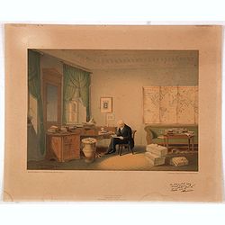 (Alexander von Humboldt in his study)