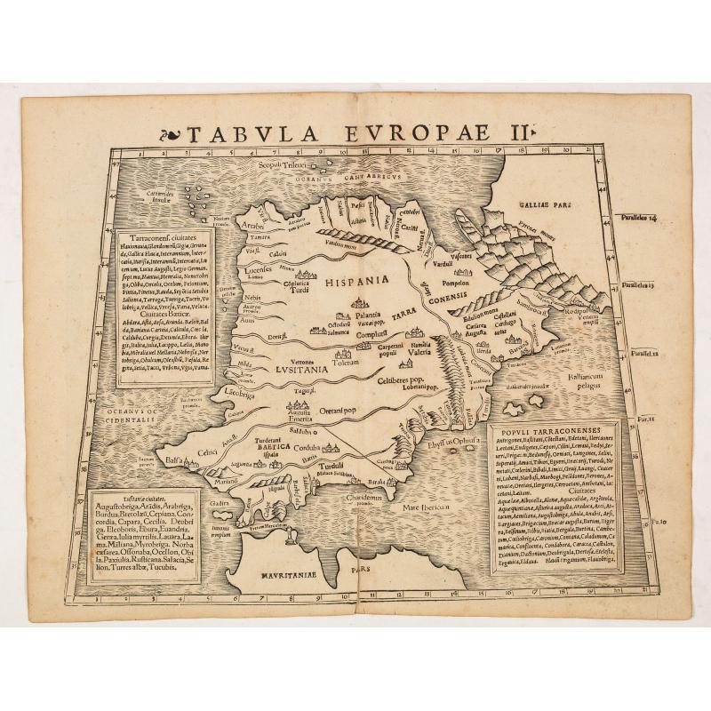 Tabula Europae II (Spain and Portugal)