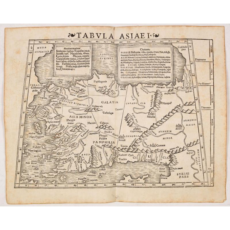 Tabula Asiae I (Turkey)