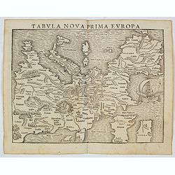 Tabula Nova Prima Europa. (Europe - 1st edition)