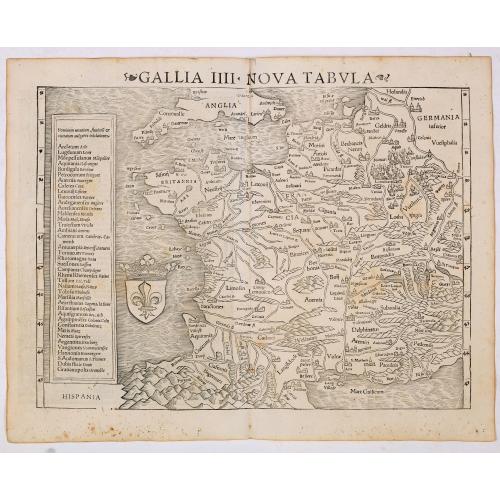 Old map image download for Gallia IIII Nova Tabula (France)