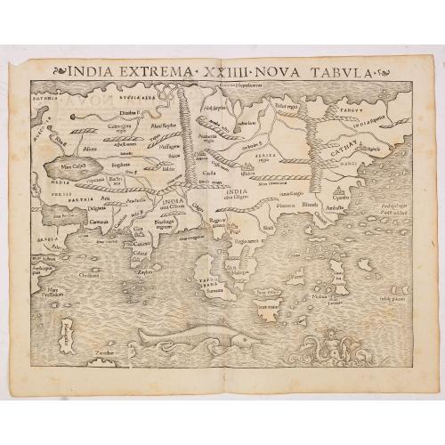 Old map image download for India extrema XXIIII Nova Tabula. (Asia)