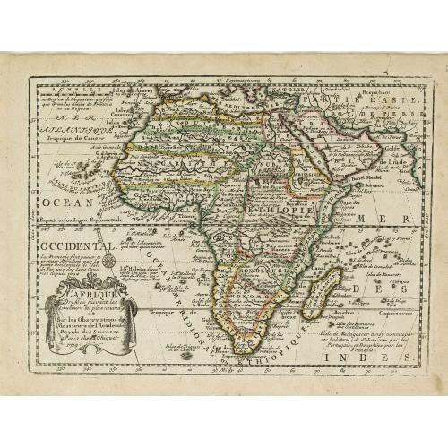 Old map image download for L' Afrique Dressee suivant les Auteurs les plus nouvea. . .