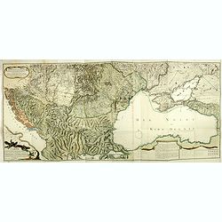 Geographische General Karte Der Gränzen zwischen denen dreyen Kaiserthümern und ihren nach und nach geschehenen Veränderungen vom Jahr 1718 bis heutigen Tags. . .
