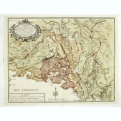 Carte de la partie d'Albanie occupée par le Bacha de Scutari. . . - Karte des Theils von Albanien so der Bascha von Scutari in besitze hat. . .