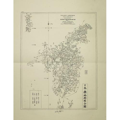 Old map image download for Insularum Japonicarum tabulae geographicae secundum opus NIPPON JO TSI RO TEI SEN TSU Tab. I Kiusui Insularum. . .