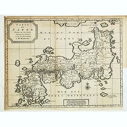 Carte du Japon, Dressée sur les Cartes Japonnoises. . .