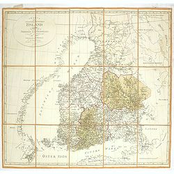 [Set of 6 maps] Charta öfver Storfurstendömet Finland på Friherre S. G. Hermelins Anstalt och Omkostnad. Sammandragen och författad af C. P. Hällström. Philos. Magister och Auscultant i Kongl. BergsColl. 1799.