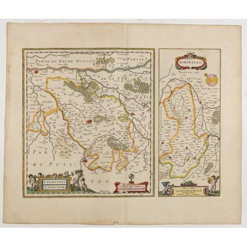 Old map image download for Loudunois. Laudunum / Mirebalais.