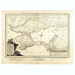 Carte du Gouvernement de Tauride, comprenant la Krimée et les pays voisins: dressée principalement d'après la carte faite sur les lieux pour le voyage de S.M. l'impératrice de Russie. . .