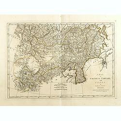 A map of Chinese Tartary with Corea.