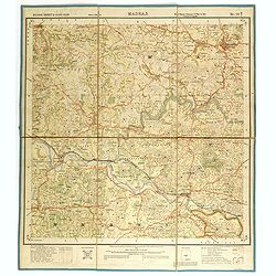 Malabar district & cochin states. MADRAS NO 58 B1.