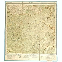 Combatore, Malabar & Nilgiri Districts. MADRAS NO 58 A12.