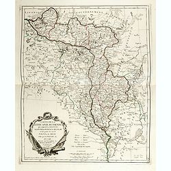 Carte de la Lithuanie Russienne qui comprend les Palatinats de Livonie, de Witepsk, de Miscislaw, et une partie de ceux de Polock et de Minsk cédés par la Pologne à la Russie.