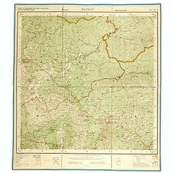 Part of district Nilgiris and Malabar and of Mysore State. MADRAS NO 58 A6.