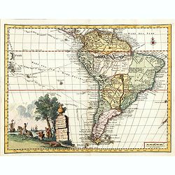 Carta geografica della america meridionale.