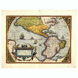 Americae Sive Novi Orbis, Nova Descriptio.
