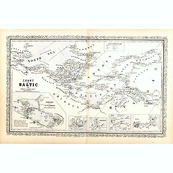 Chart of the Baltic from admiralty & Russian surveys.