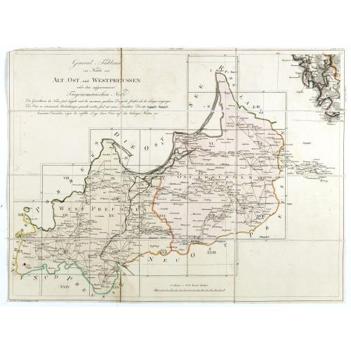 Old map image download for (Index sheet) General Tableau zur Karte von Alt Ost und West Preussen nebst dem aufgenommenen Trigonometrischen Netz. . .