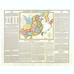 Geographical and Statistical Map of China. China and the Tributary Kingdom of Corea. For the Elucidation of Lavoisne's Genealogical, Historical, Chronological, & Geographical Atlas, by C. Gros, 1820. No. 64. Revised 1828.