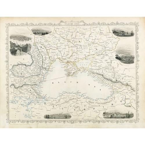 Old map image download for Black Sea.