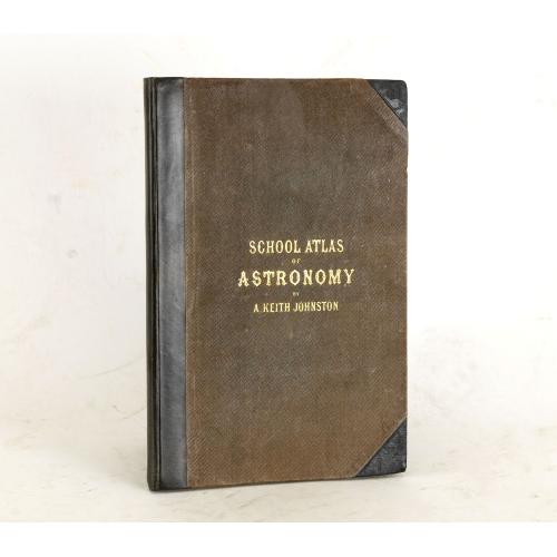 Old map image download for School atlas of astronomy: Comprising, in eighteen plates, a complete series of illustrations of the heavenly bodies. . .