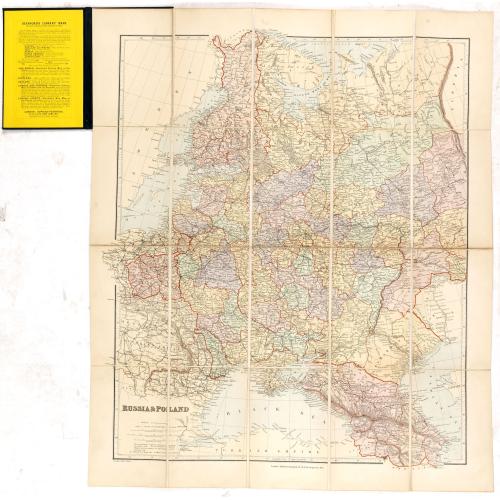 Old map image download for Map of Russia and Poland.