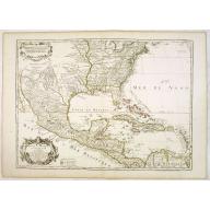 Carte du Mexique et des Etats Unis d'Amérique...