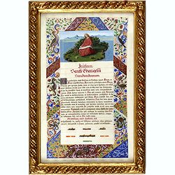 Nice set of 3 well-preserved altarcards.