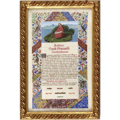 Rare, antique map of Nice set of 3 well-preserved altarcards.