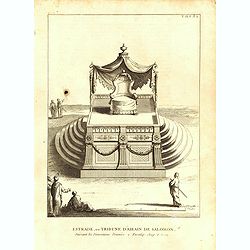 Estrade, ou Tribune d'Airin de Salomon, suivant les dimensions données 2.Paralip. chap6. v13