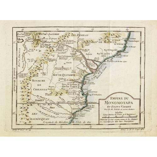 Old map image download for Empire du Monomotapa et Etats Voisins. . .