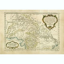 Carte de l'Inde en deça du Gange comprenant l'Indoustan.