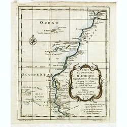 Coste occidentale d'Afrique depuis le Détroit de Gibraltar.
