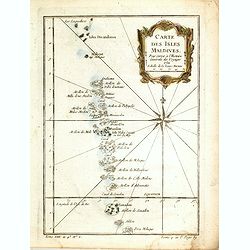Carte des Isles Maldives, pour servir à l'Histoire Générale des Voyages.