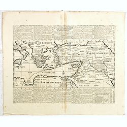 Carte historique et géographique pour servir à l'Histoire Sainte et à la Vocation de Saint Paul, avec quelques remarques curieuses pour servir à l'Histoire des Antiquités judaïques.